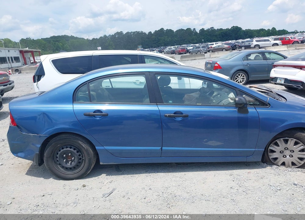 2009 HONDA CIVIC VP VIN: 2HGFA16389H357001