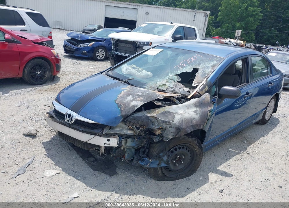 2009 HONDA CIVIC VP VIN: 2HGFA16389H357001