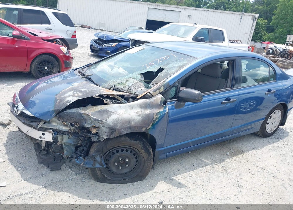 2009 HONDA CIVIC VP VIN: 2HGFA16389H357001