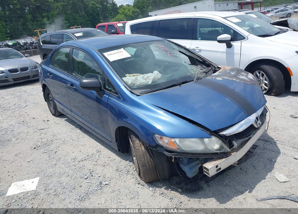 2009 HONDA CIVIC VP VIN: 2HGFA16389H357001