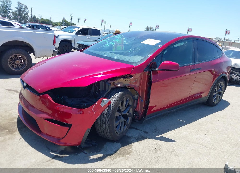 2023 TESLA MODEL X DUAL MOTOR ALL-WHEEL DRIVE/STANDARD RANGE VIN: 7SAXCDE57PF424081