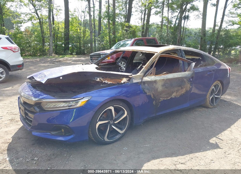 2022 HONDA ACCORD SPORT 2.0T VIN: 1HGCV2F38NA005395