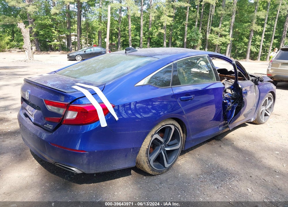 2022 HONDA ACCORD SPORT 2.0T VIN: 1HGCV2F38NA005395