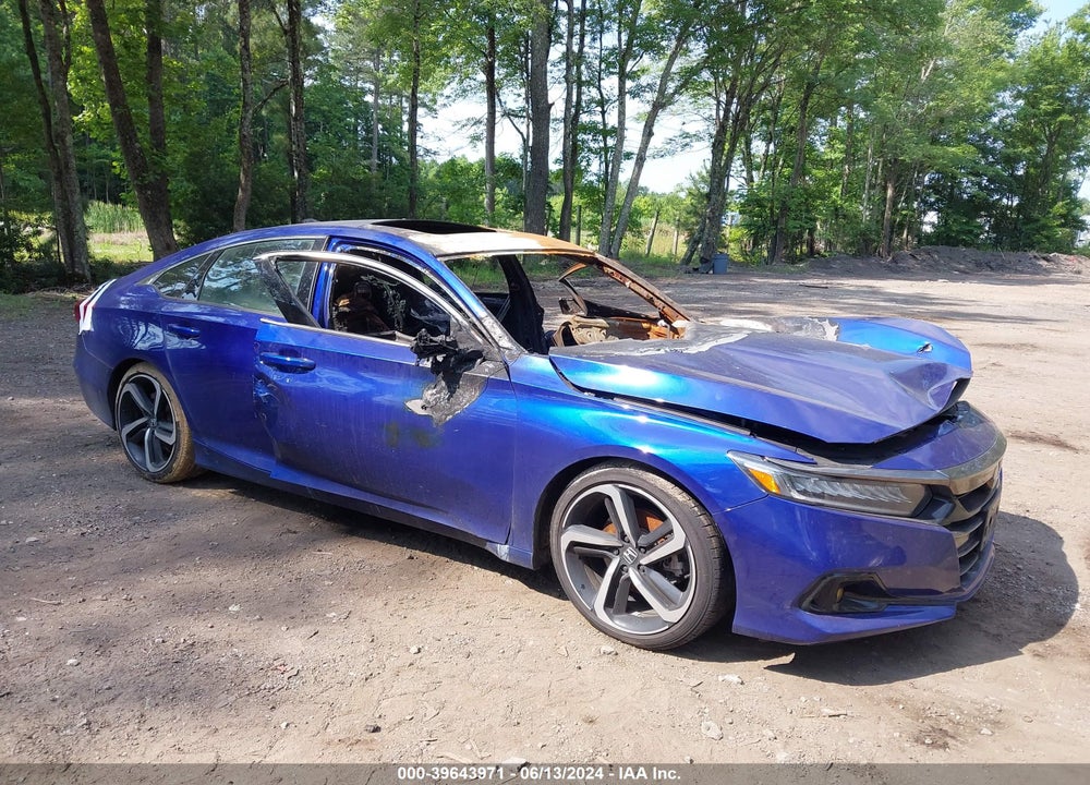 2022 HONDA ACCORD SPORT 2.0T VIN: 1HGCV2F38NA005395