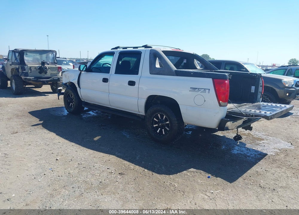 2003 CHEVROLET AVALANCHE 1500 VIN: 3GNEK13T13G229015