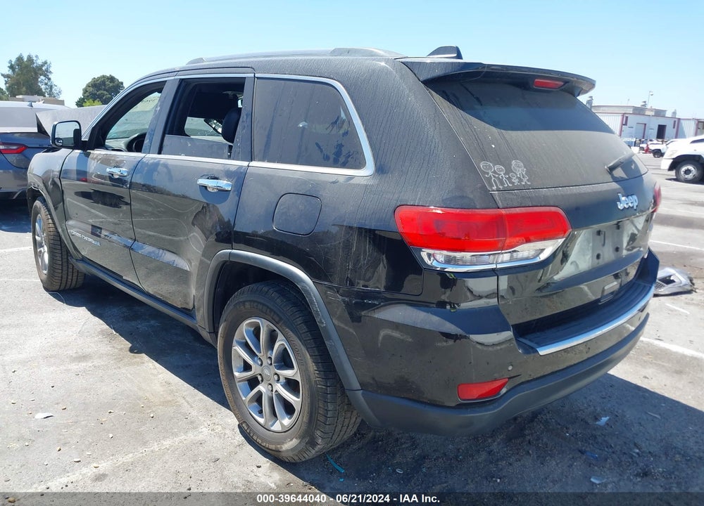 2015 JEEP GRAND CHEROKEE LIMITED VIN: 1C4RJEBG6FC622573