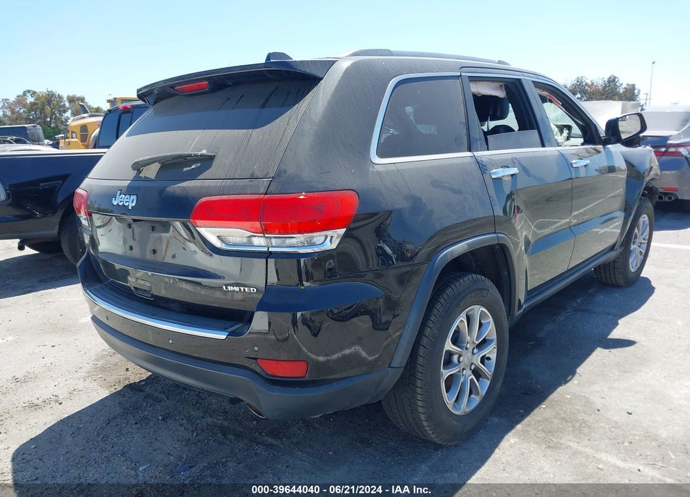 2015 JEEP GRAND CHEROKEE LIMITED VIN: 1C4RJEBG6FC622573
