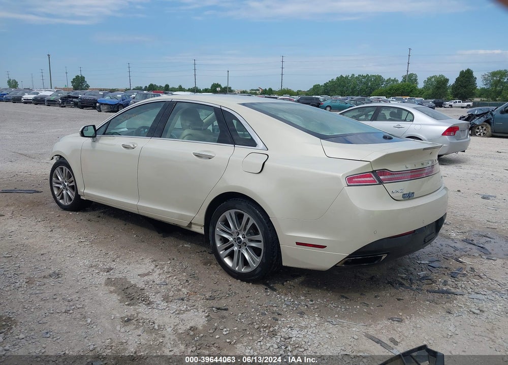2014 LINCOLN MKZ VIN: 3LN6L2G91ER801427