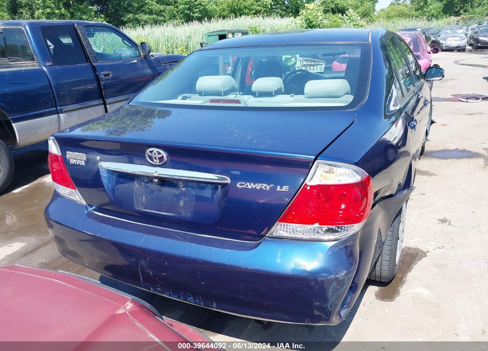 2005 TOYOTA CAMRY LE VIN: 4T1BE30K05U045867
