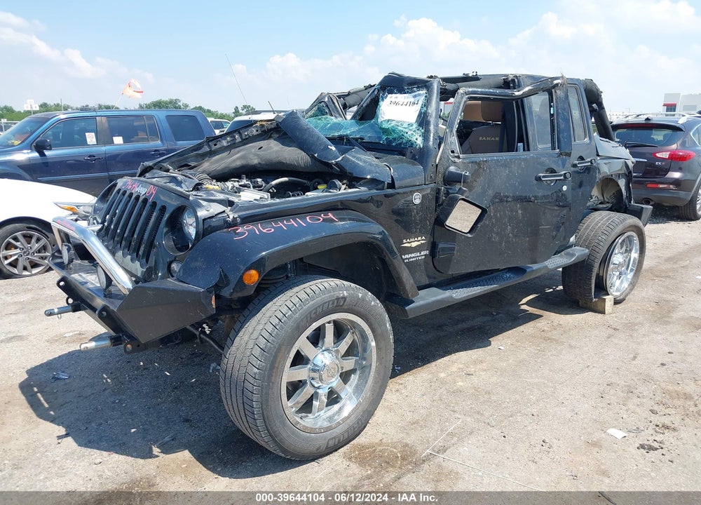 2014 JEEP WRANGLER UNLIMITED SAHARA VIN: 1C4BJWEGXEL103219