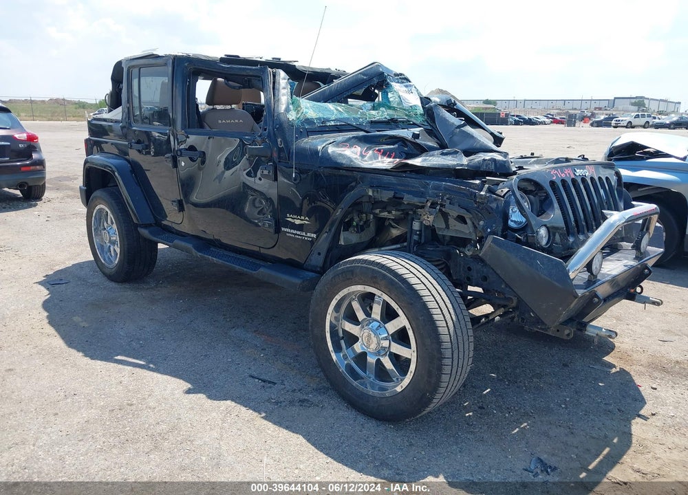 2014 JEEP WRANGLER UNLIMITED SAHARA VIN: 1C4BJWEGXEL103219