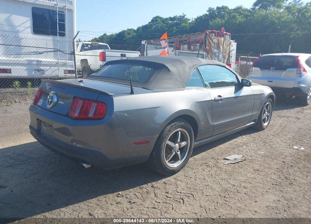 2011 FORD MUSTANG V6 PREMIUM VIN: 1ZVBP8EM1B5119984