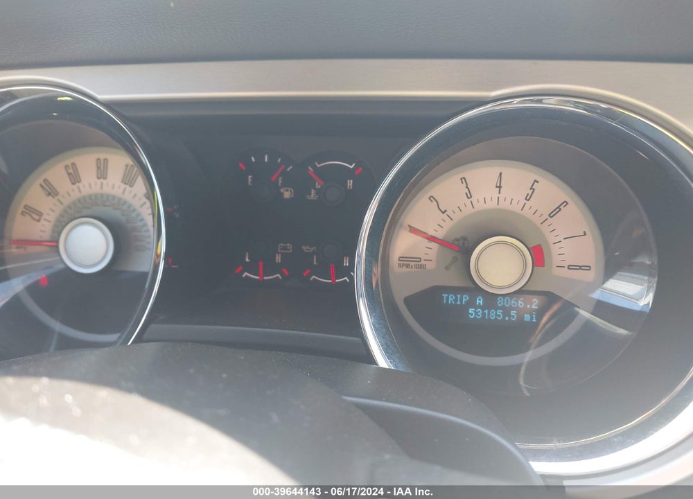 2011 FORD MUSTANG V6 PREMIUM VIN: 1ZVBP8EM1B5119984