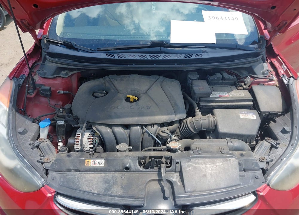 2012 HYUNDAI ELANTRA VIN: KMHDH4AE8CU193714