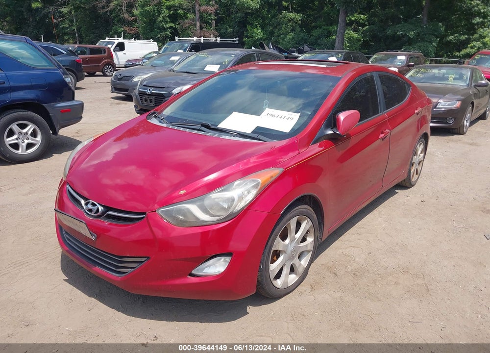2012 HYUNDAI ELANTRA VIN: KMHDH4AE8CU193714