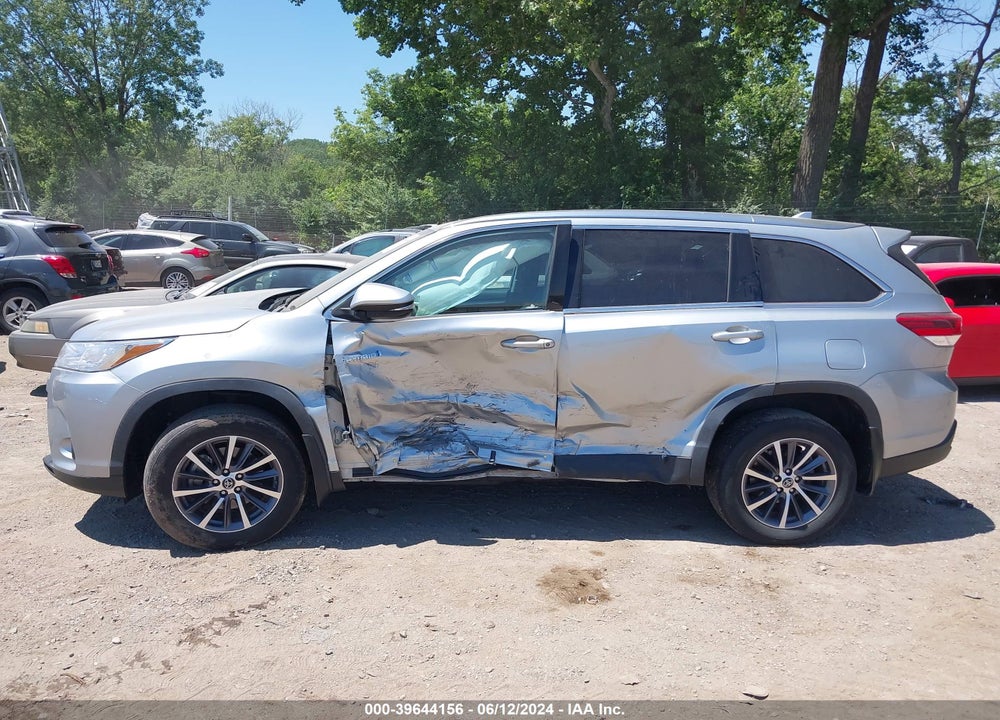 2019 TOYOTA HIGHLANDER HYBRID XLE VIN: 5TDJGRFH7KS071360