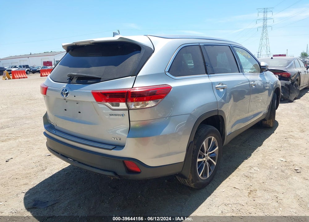 2019 TOYOTA HIGHLANDER HYBRID XLE VIN: 5TDJGRFH7KS071360