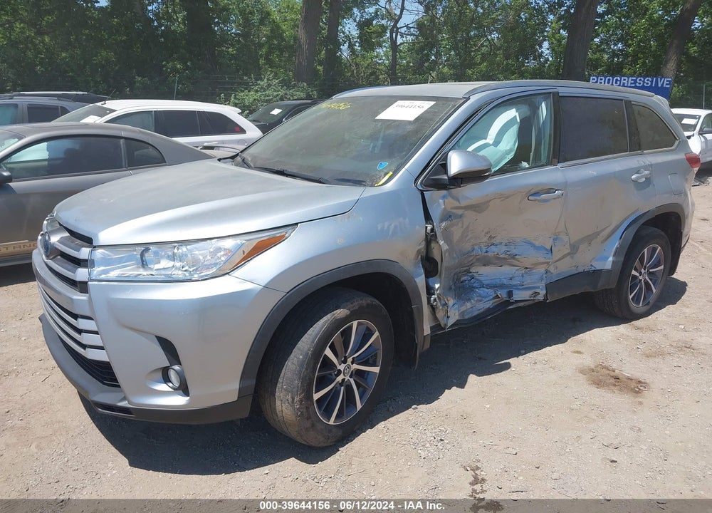 2019 TOYOTA HIGHLANDER HYBRID XLE VIN: 5TDJGRFH7KS071360