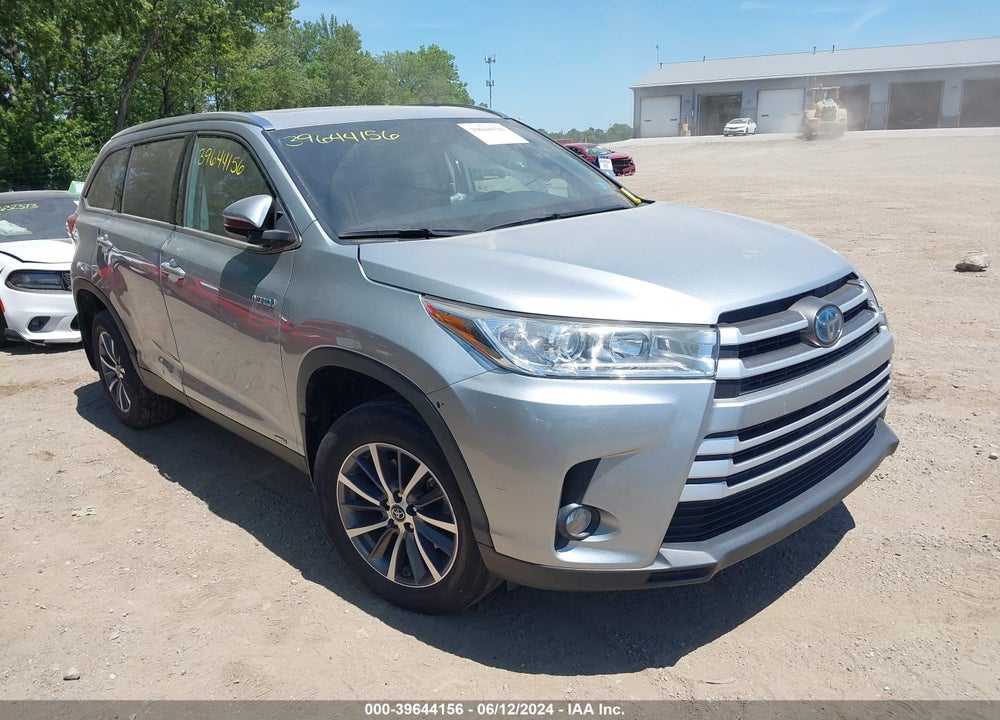 2019 TOYOTA HIGHLANDER HYBRID XLE VIN: 5TDJGRFH7KS071360