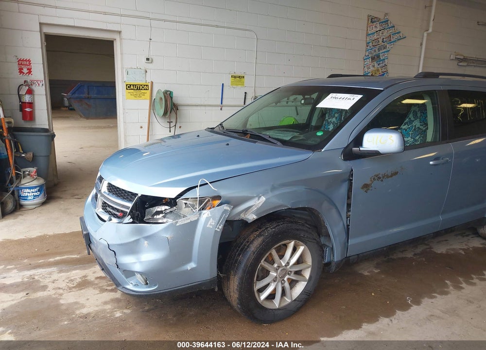 2013 DODGE JOURNEY SXT VIN: 3C4PDCBG9DT506711
