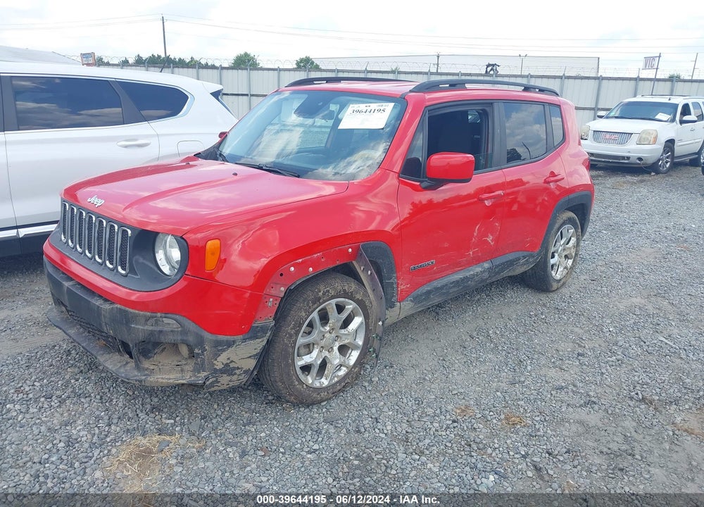 2017 JEEP RENEGADE LATITUDE FWD VIN: ZACCJABB6HPE75558