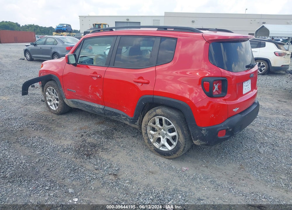 2017 JEEP RENEGADE LATITUDE FWD VIN: ZACCJABB6HPE75558