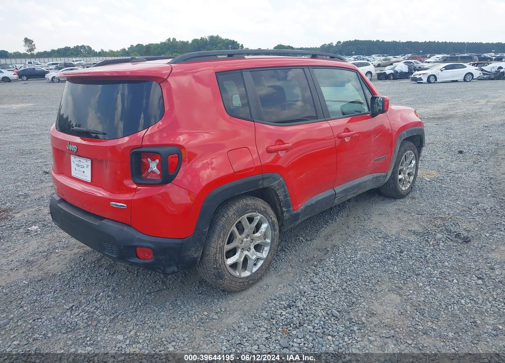 2017 JEEP RENEGADE LATITUDE FWD VIN: ZACCJABB6HPE75558