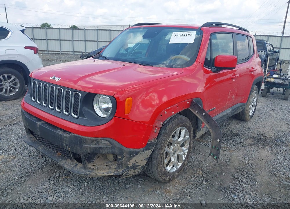 2017 JEEP RENEGADE LATITUDE FWD VIN: ZACCJABB6HPE75558