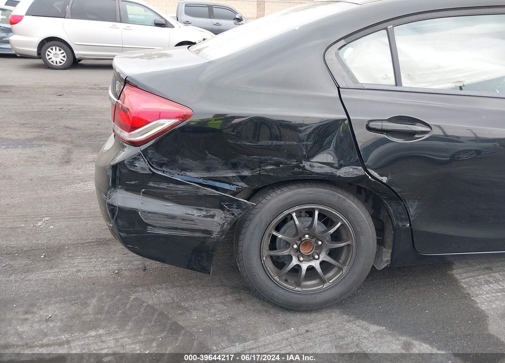 2013 HONDA CIVIC LX VIN: 19XFB2F5XDE223842