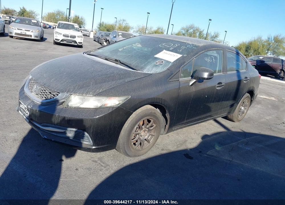 2013 HONDA CIVIC LX VIN: 19XFB2F5XDE223842