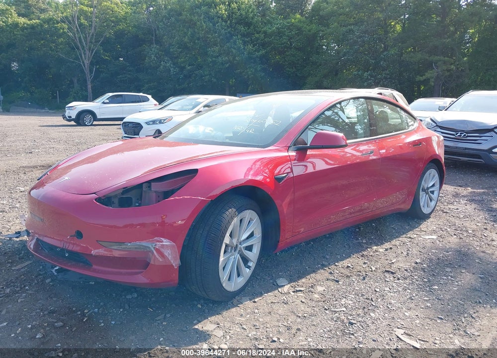 2021 TESLA MODEL 3 LONG RANGE DUAL MOTOR ALL-WHEEL DRIVE VIN: 5YJ3E1EB4MF063902