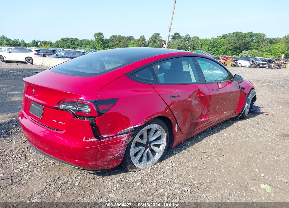 2021 TESLA MODEL 3 LONG RANGE DUAL MOTOR ALL-WHEEL DRIVE VIN: 5YJ3E1EB4MF063902