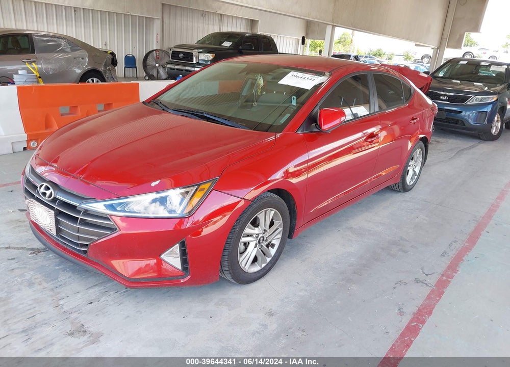 2019 HYUNDAI ELANTRA SEL VIN: KMHD84LF8KU745944