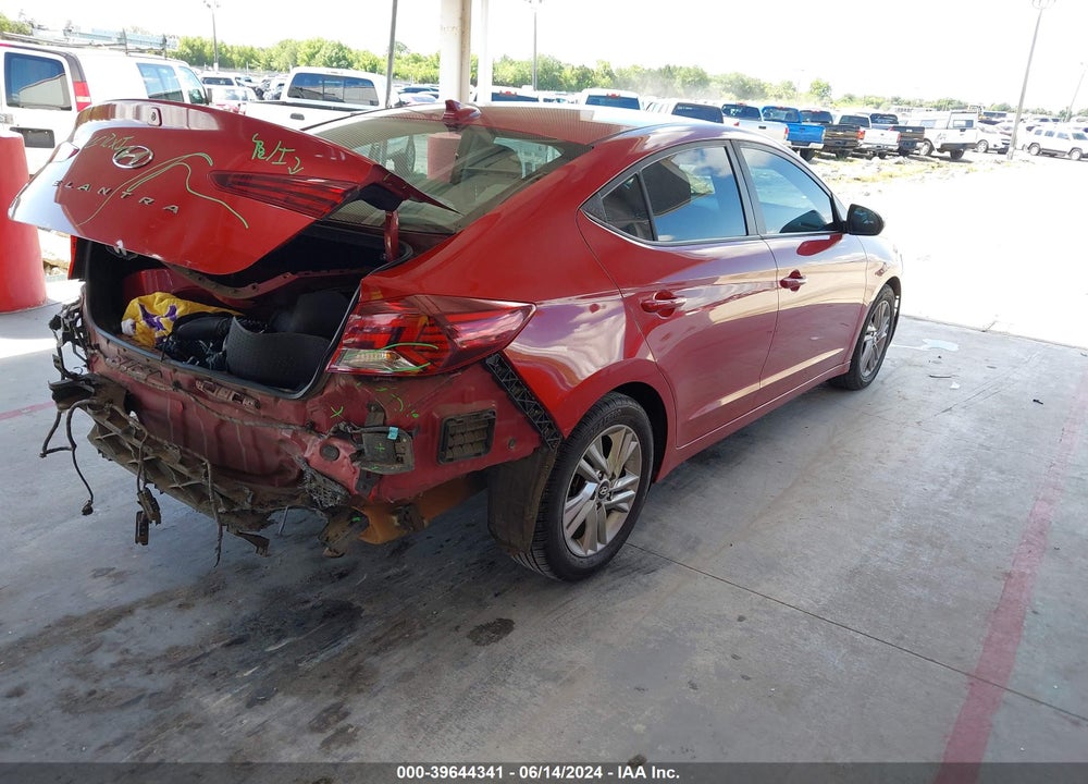 2019 HYUNDAI ELANTRA SEL VIN: KMHD84LF8KU745944