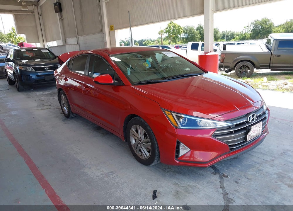 2019 HYUNDAI ELANTRA SEL VIN: KMHD84LF8KU745944