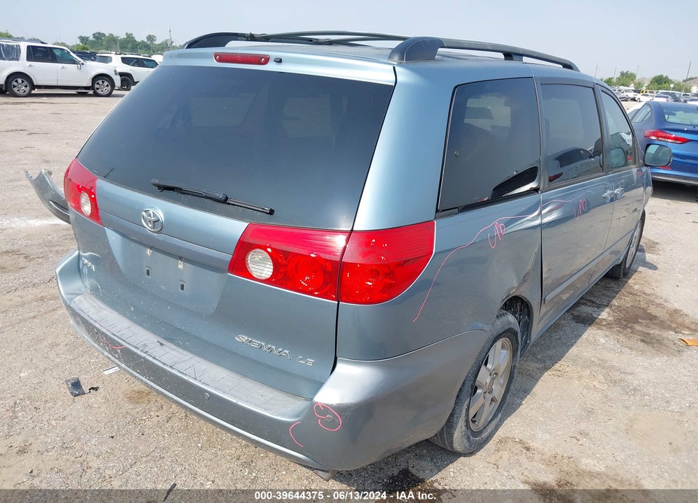 2008 TOYOTA SIENNA LE VIN: 5TDZK23C88S111813