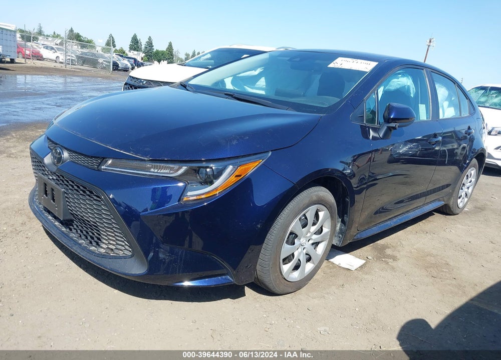 2022 TOYOTA COROLLA LE VIN: 5YFEPMAE2NP385531