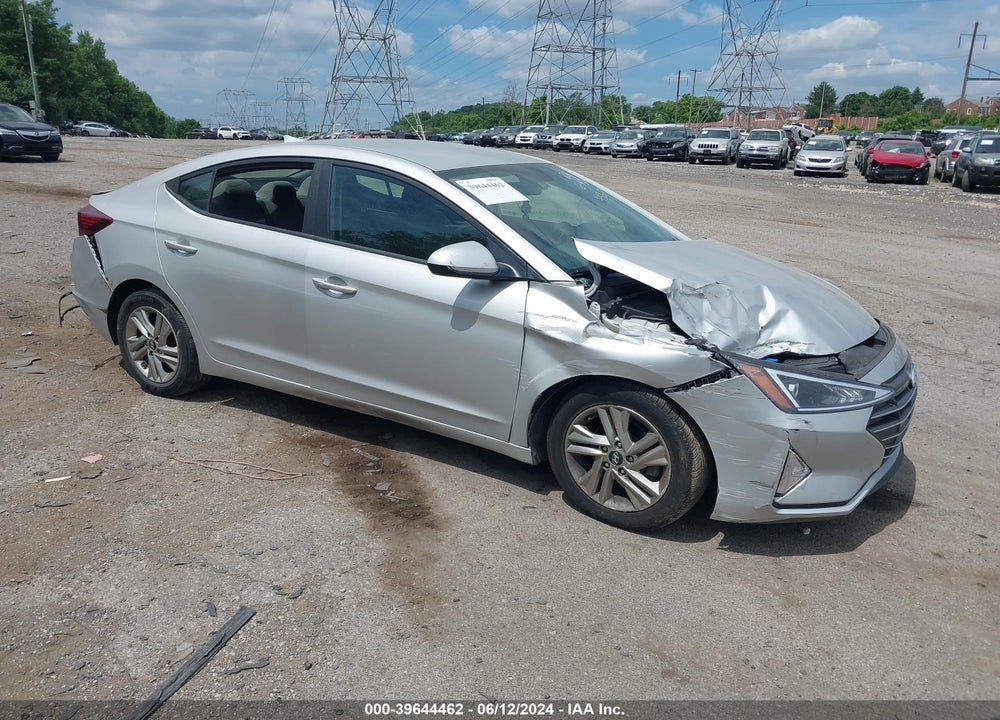 2019 HYUNDAI ELANTRA SEL VIN: 5NPD84LF8KH456898