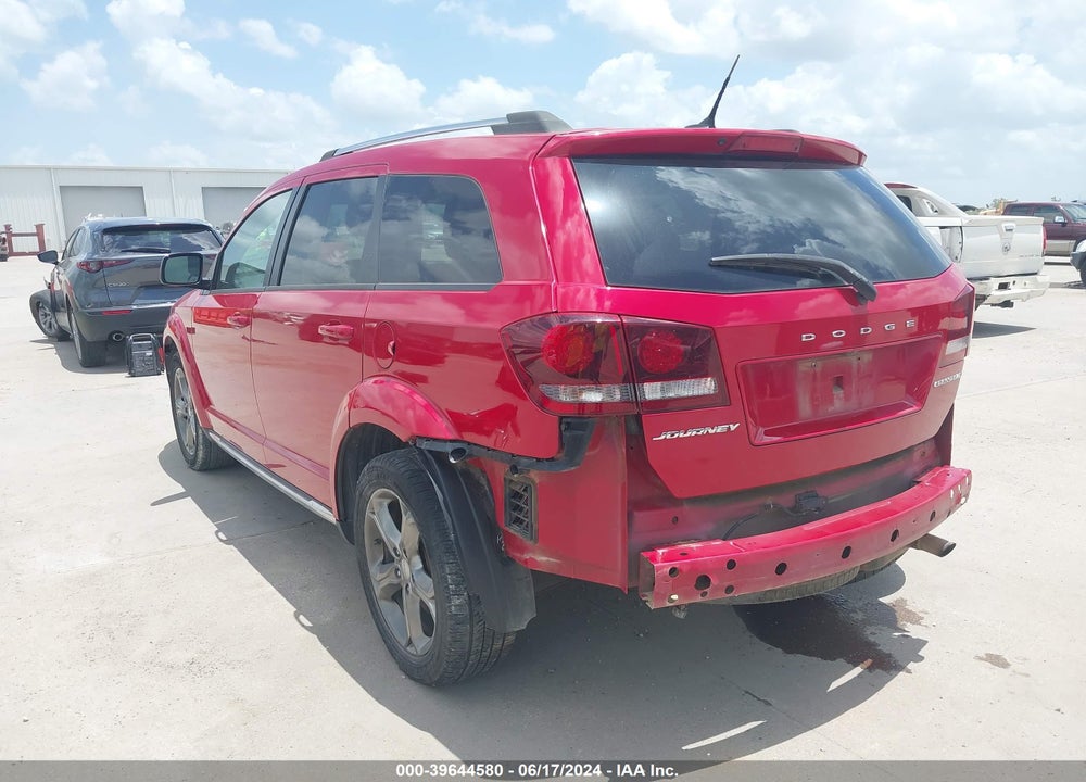 2015 DODGE JOURNEY CROSSROAD VIN: 3C4PDCGB9FT595759