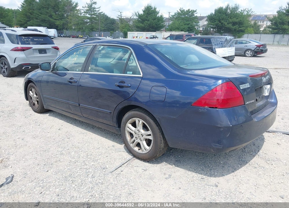 2007 HONDA ACCORD 2.4 SE VIN: 1HGCM56387A084543