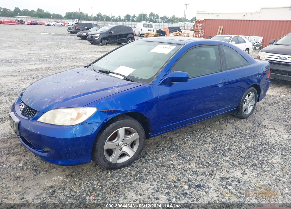 2004 HONDA CIVIC EX VIN: 1HGEM22974L056444