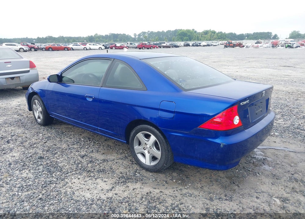 2004 HONDA CIVIC EX VIN: 1HGEM22974L056444