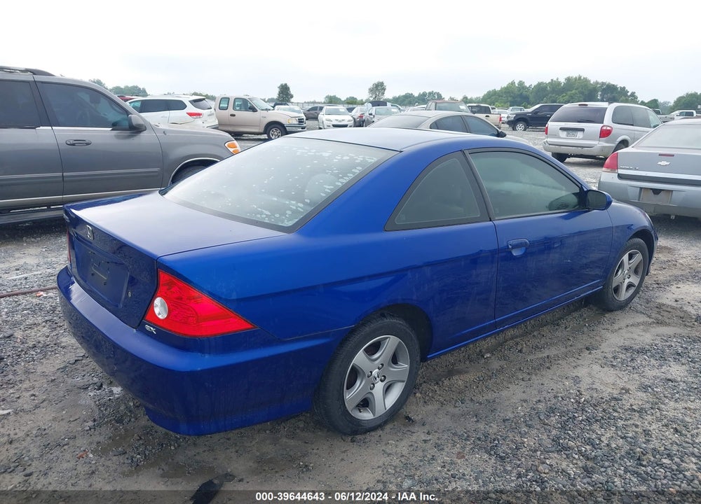2004 HONDA CIVIC EX VIN: 1HGEM22974L056444