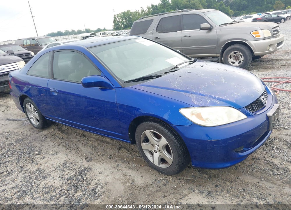 2004 HONDA CIVIC EX VIN: 1HGEM22974L056444