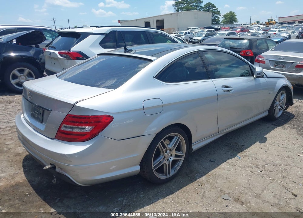 2012 MERCEDES-BENZ C 250 VIN: WDDGJ4HB2CF920714