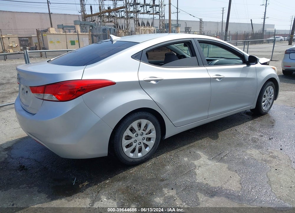 2012 HYUNDAI ELANTRA GLS (ULSAN PLANT) VIN: KMHDH4AE1CU360589