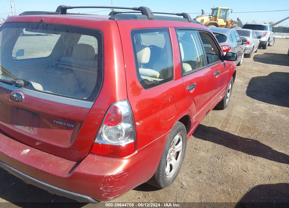 2006 SUBARU FORESTER 2.5X VIN: JF1SG63666G749978