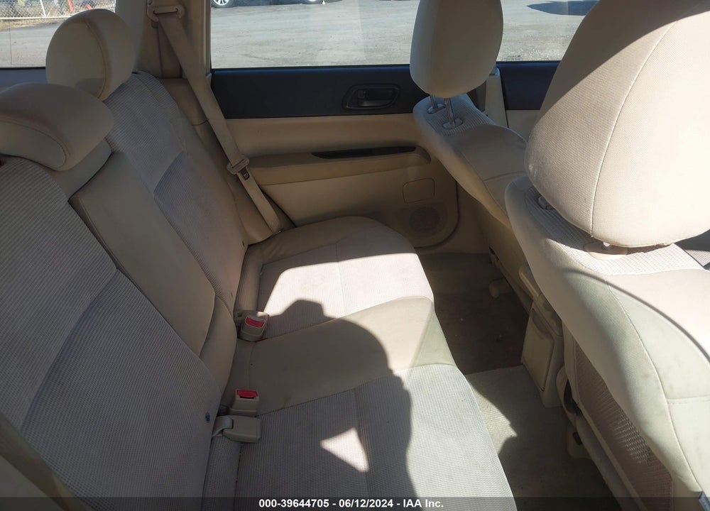 2006 SUBARU FORESTER 2.5X VIN: JF1SG63666G749978