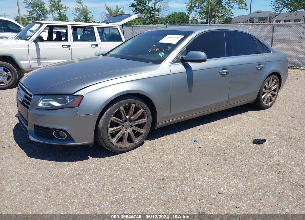 2010 AUDI A4 2.0T PREMIUM VIN: WAUHFAFL6AN005942