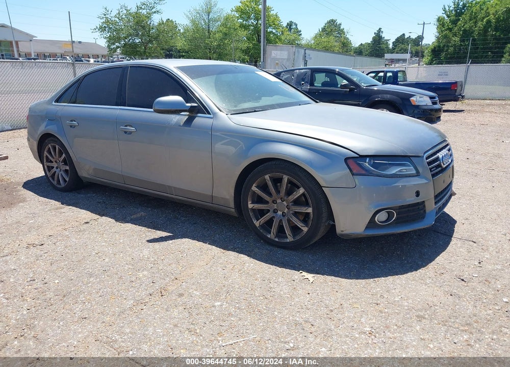 2010 AUDI A4 2.0T PREMIUM VIN: WAUHFAFL6AN005942